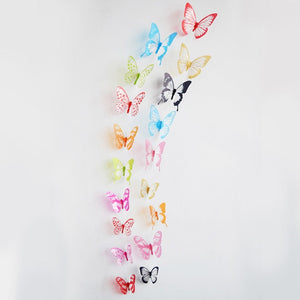 3D Crystal Butterflies Sticker