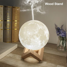 Load image into Gallery viewer, Moon Air Humidifier Night Lamp